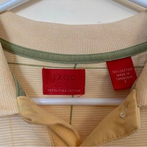 Light Yellow Izod Polo Shirt